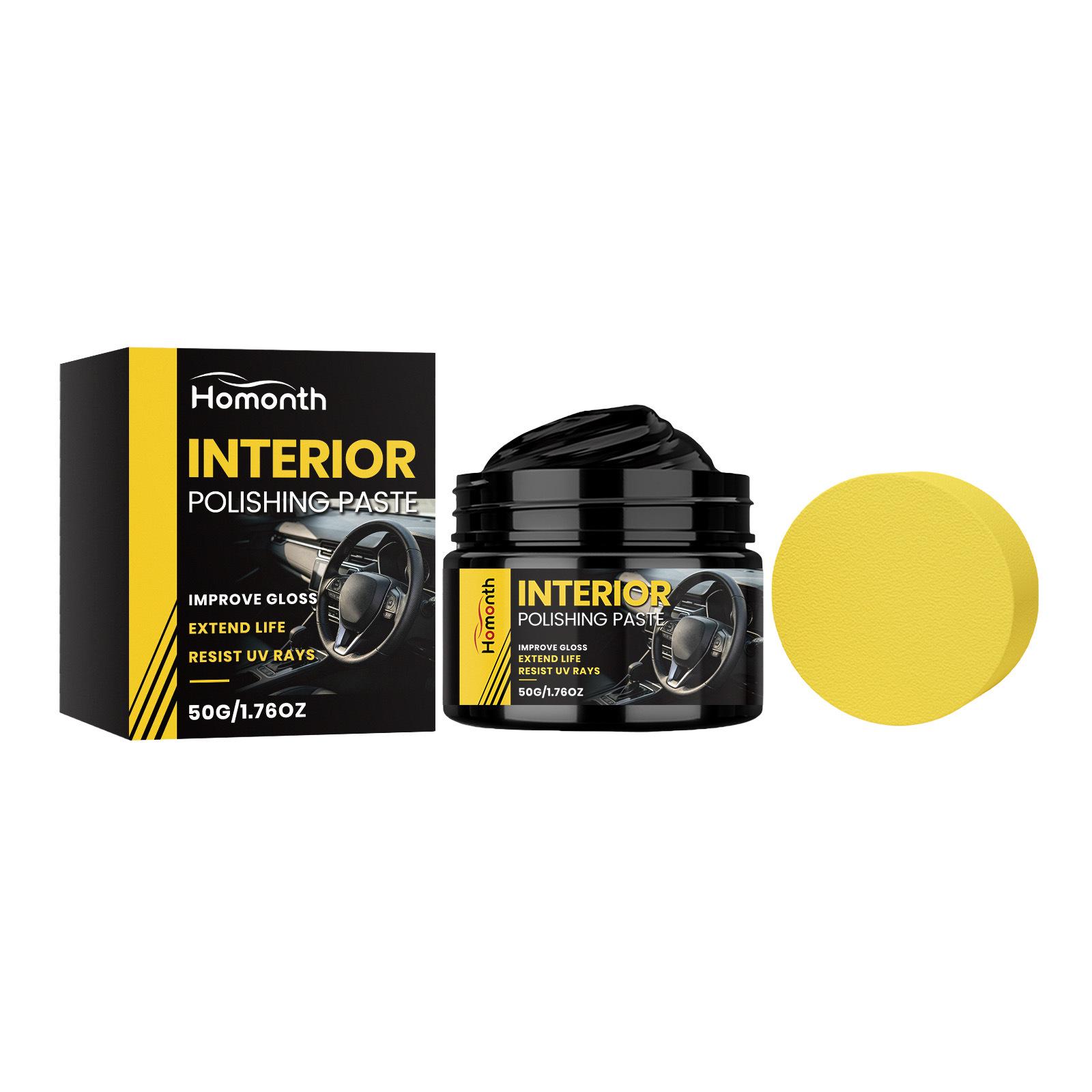 HOMONTH Car Trim Gloss & Maintenance Cream - Interior/Exterior Care