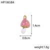 3PCS/LOT CARLIDANA Enamel Fruit Mushroom Charms Pendants Stainless Steel DIY Necklace Jewelry Making Accessories