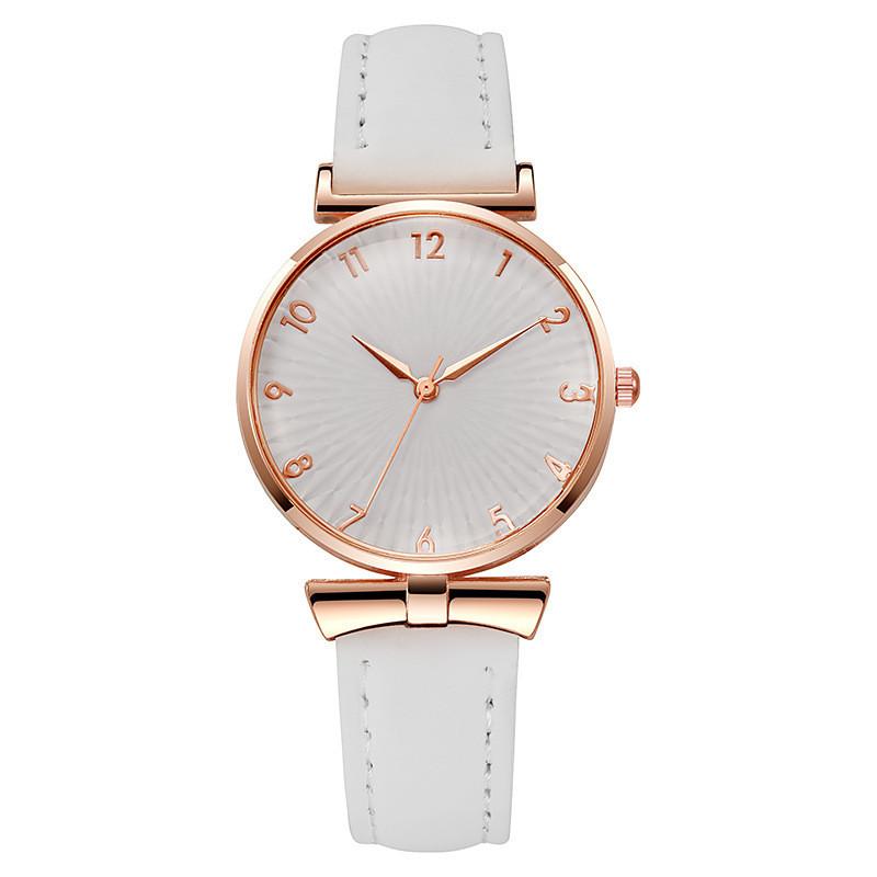 Womens Leather Belt Watch With Quartz Movement And Calendar For Casual Office Wear