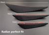 6pcs Universal Carbon Fiber Color Car/Auto Front Bumper Fins Spoiler Refit