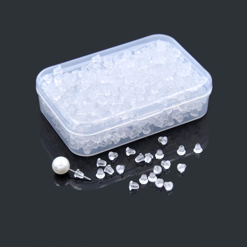Transparent Hypoallergenic Plastic Ear Plug Stoppers, 1000pcs/box