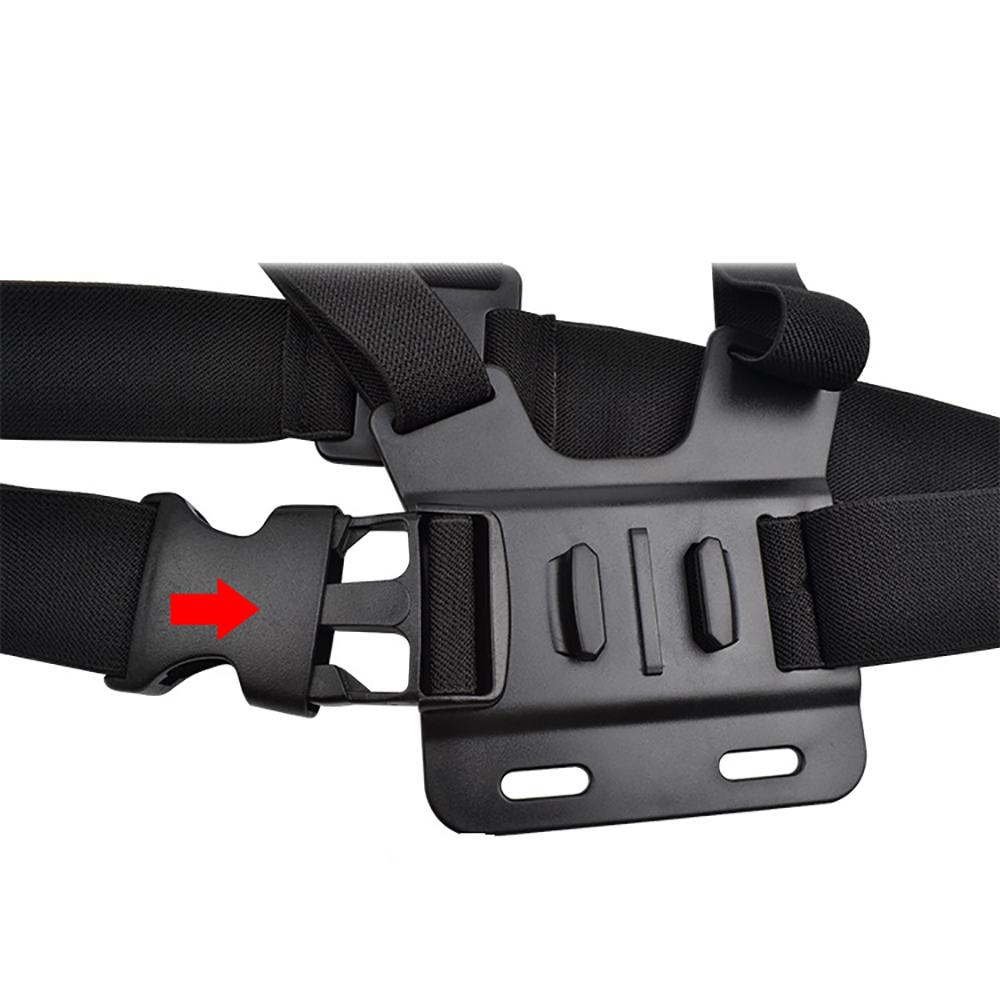 Shoulder Chest Strap Mount Harness Belt For Nikon KeyMission 360/170 Gopro and SUPTig Sports DV Action Cams