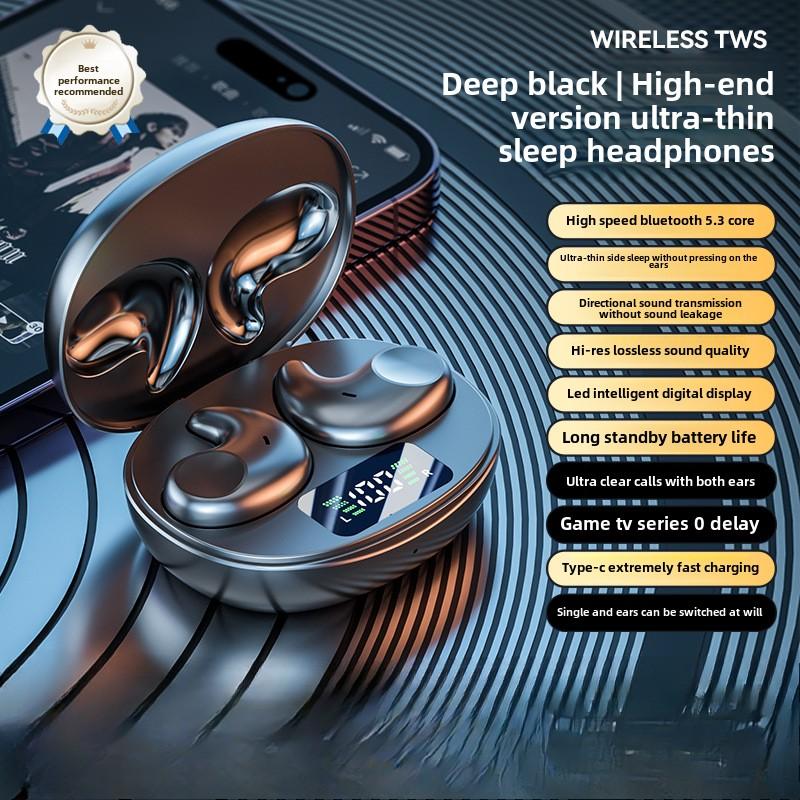 New Side Sleep Bluetooth Headphones TWS Wireless Mini Sports Running Headphones