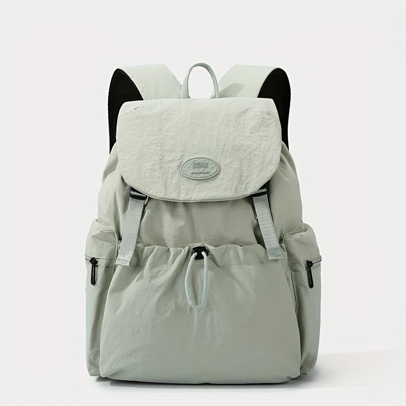Women's Backpack, Adjustable Shoulder Straps Drawstring Closure, Hiking Backpack for Everyday Commute Bookbag, Practical Pockets