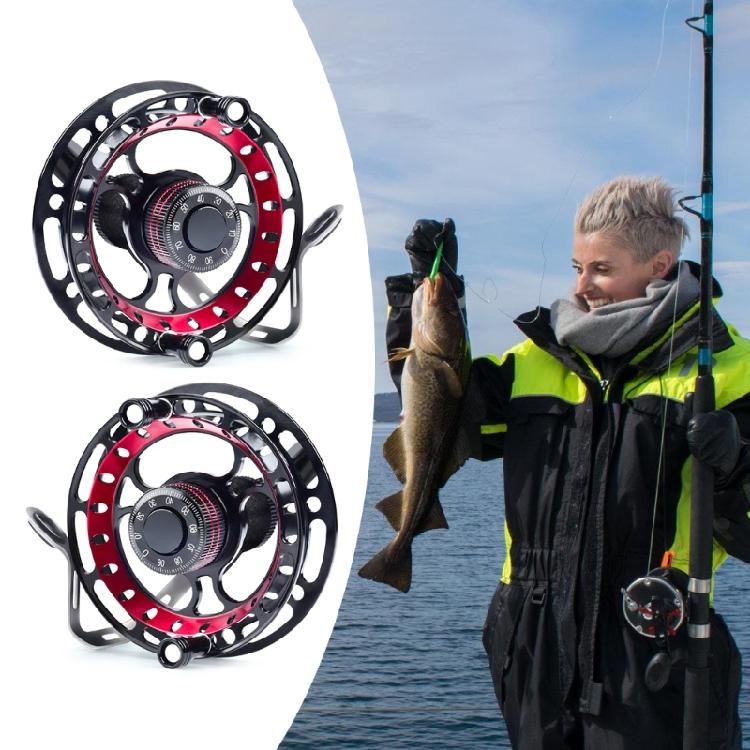 Fliegenfischen Rolle Outdoor Angelschnur Trommelrolle Salzwasser Süßwasser Sound Handrollen Schnurspulen Angelzubehör