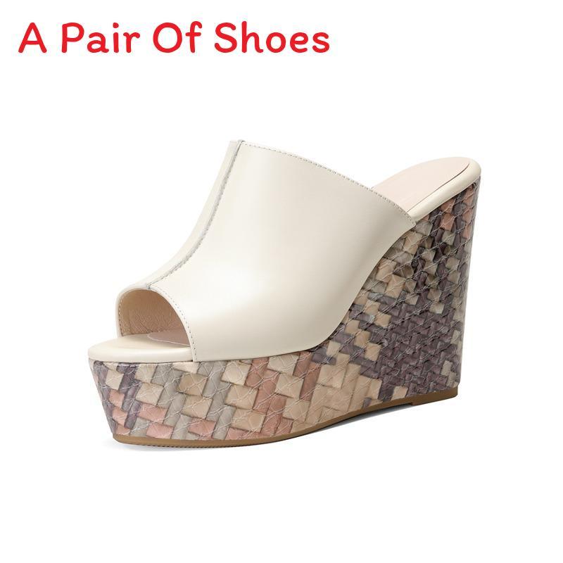 Summer Womens Platform Flip Flops With Pu Material And Rubber Sole For Casual Wear