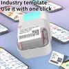 Bluetooth Mini Thermal Label Printer: Portable Inkless for Home & Office