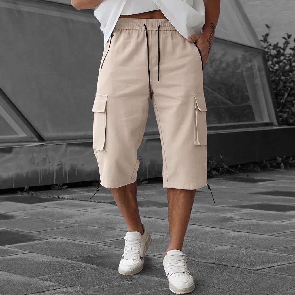 Men's Summer Outdoor Lace-up Workwear Casual Shorts