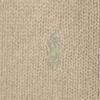 Ralph Lauren One Point Embroidery Long Sleeve V Neck Sweater S Beige Knit Women Used