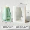 DIY Sculpture Facial Features Silicone Candle Mold Eyes Ears Nose Mouth Form Gypsum Craft Molds Aroma Candle Making Supplies