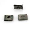 5/100x Car Motorcycle Metal Fastener Clip Screw U-Type Clip Auto Electromobile Anti-rust Protection Clip Buckle Screw Iron Sheet