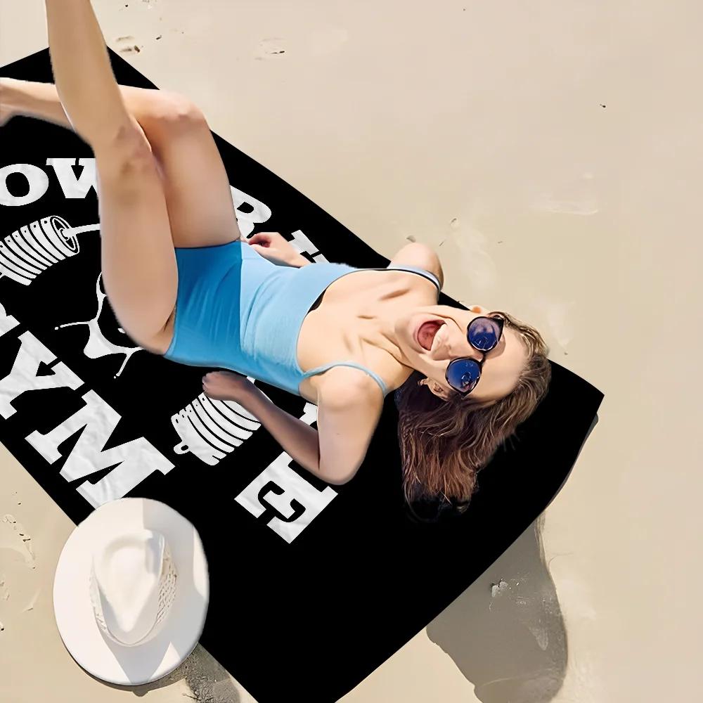 Powerhouse Gym Handtuch Mikrofaser Strandhandtuch Saugfähig Schnelltrocknend Weich Yoga Schwimmen Resort Bergsteigen Handtuch
