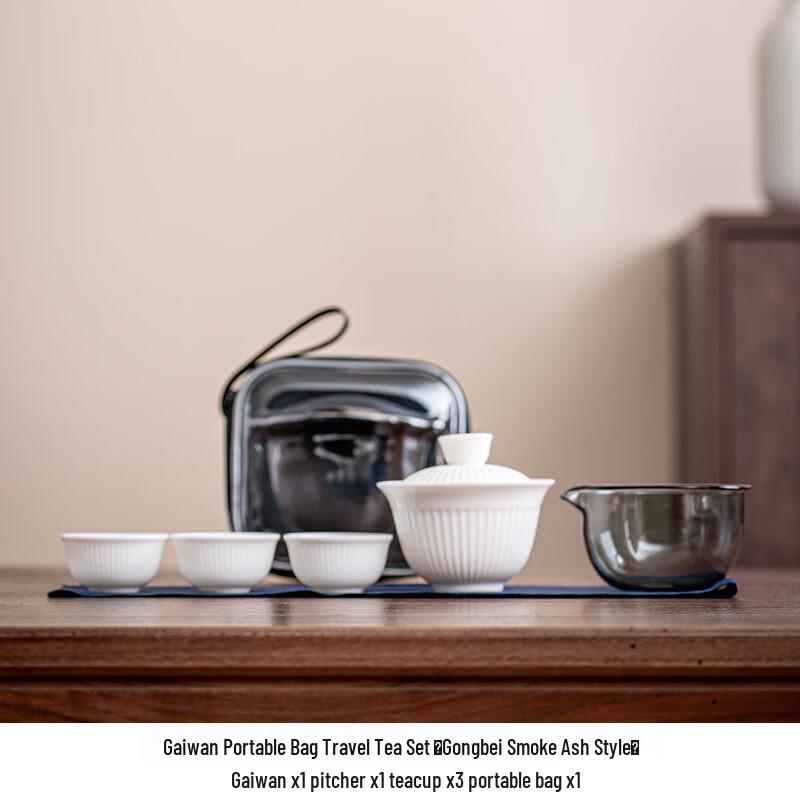 LISM Portable Ceramic Tea Set