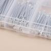 Iron Nail Round Head Tack 280pcs Silver Fastener for Jewelry Box Hinge Precision and Decorative Home DIY Projects