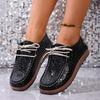 Autumn New Lace-up Casual Shoes 2025 Autumn New Plus-size Low-top Shoe Women