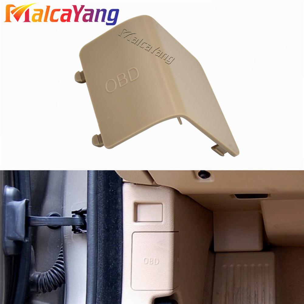 Car Interior Kick Panel Cap LHD Left OBD Plug Cover Trim for BMW 1 Series E81 E82 E84 E87 E88 51437144966 51439125298