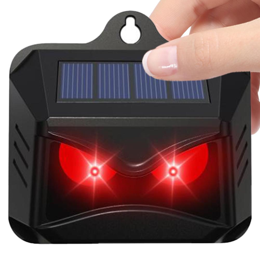 2Pcs Solar Garden Ultrasonic Animal Repellant Dual Mode Cat Dog Repellant Solar Garden Animal Deterrent For Farm Yard Skunk Deer