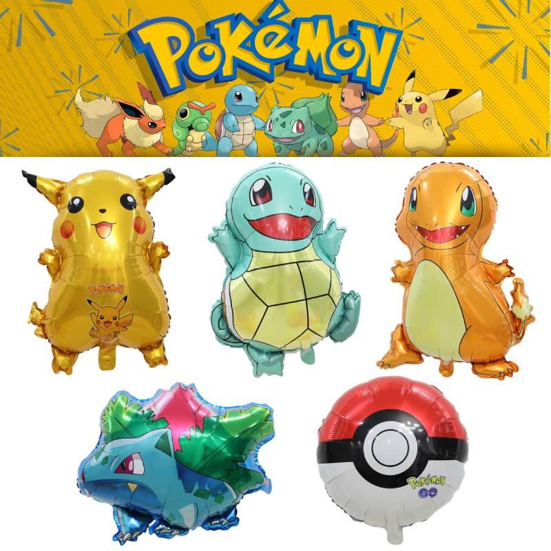 Pokemon Age Set Pikachu Balloons Banner More For Your Kid's Birthday Party Decoration