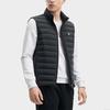 FILA Solid Color Zip Stand Collar Down Vest Men Vests Black F11M342915F-BK