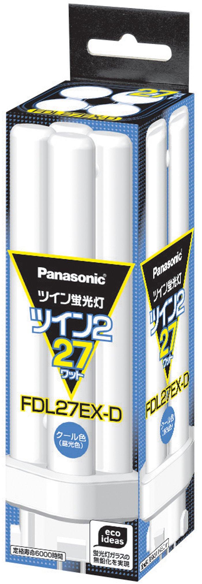 

Panasonic двойная люминесцентная лампа 27 тип twin 2 parlook дневной цвет FDL27EXD