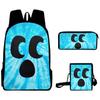 Backpack 17-Inch Student Schoolbag Set 3D Digital Printing Schoolbag To Make