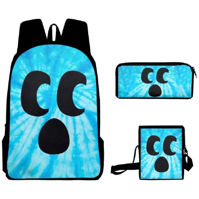 Backpack 17-Inch Student Schoolbag Set 3D Digital Printing Schoolbag To Make