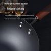 Chuidahuang 32cm Non-stick Iron Wok with Flat Bottom
