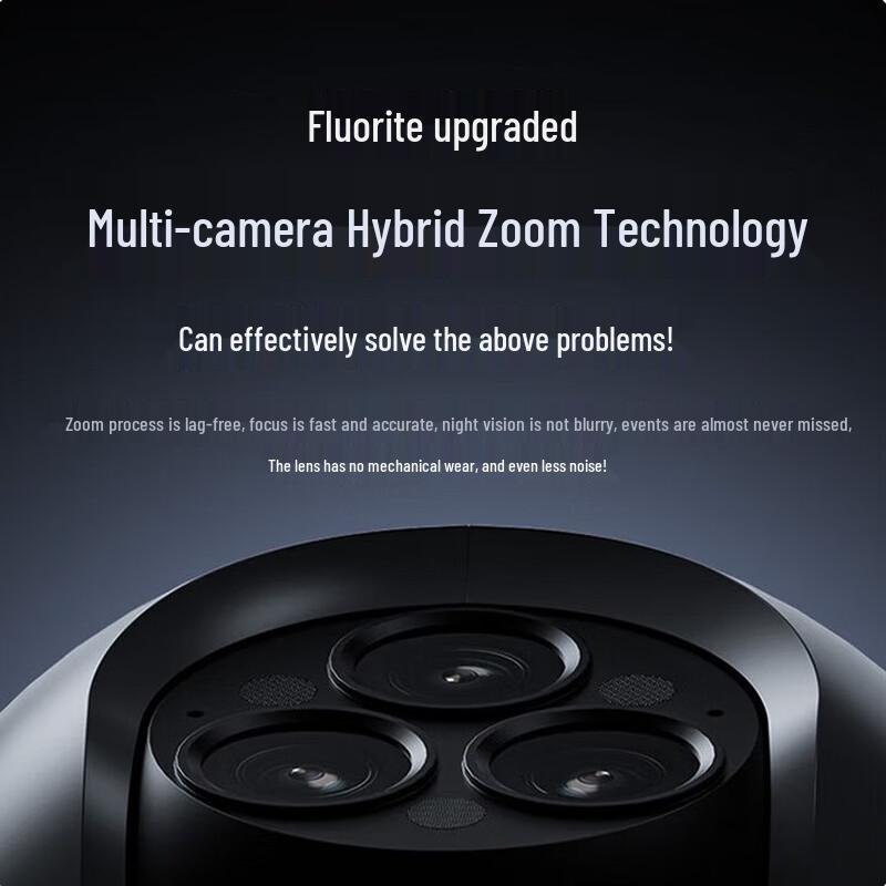 Kamera Bezpieczeństwa EZVIZ H80F 4MP Zewnętrzna Pełnokolorowa z Potrójnym Obiektywem (Wersja CN)