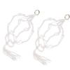 2pcs Macrame Plant Hanger 41.34in with Tassels Woven Cotton Rope Hanging Plant Basket for Indoor Outdoor Home Decor 01