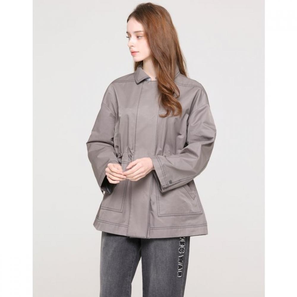 SON JUNG WAN Banding Short Trench Jacket Zjk6363010