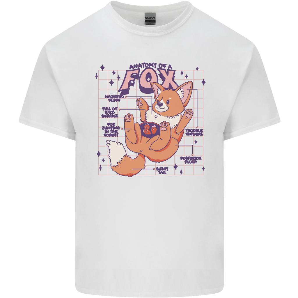 Anatomy of a Fox Foxes Funny Unisexs Light Cotton TShirt