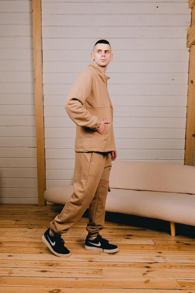 Men’s Stylish Winter Tracksuit – Practical Design with Elastic Cuffs & Multiple Pockets, Winter, 3396-140 HC