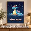 Lapras Custom Name Diamond Painting Personalized 5D Full Drill DIY Diamond Art Home Decor