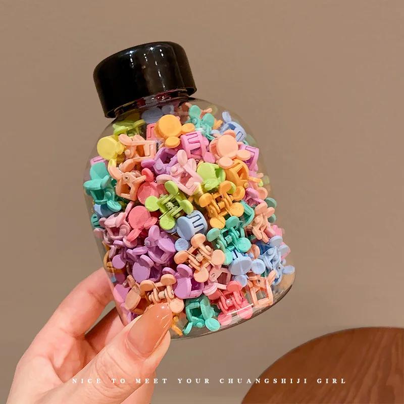 50ks/sada Drápky do vlasů Candy Barva Květina Hvězda Sponka do vlasů Postranní spona Dívčí Roztomilá Mini spona do vlasů Ofina Spona do vlasů Korejské vlasové doplňky