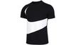 Nike T Shirts Men's Black Crew Neck Moderate Straight Fit CW4305-010