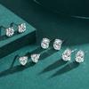 Tancise 925 Sterling Silver Zircon Earrings Drop Earrings For Women Wedding Party Gifts