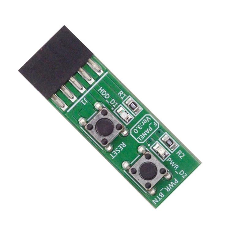 10 Pin Mainboard Switching Tester Switching Board Adapter With Frequently On/Off Testing Without Chassis Resets Button Accessory