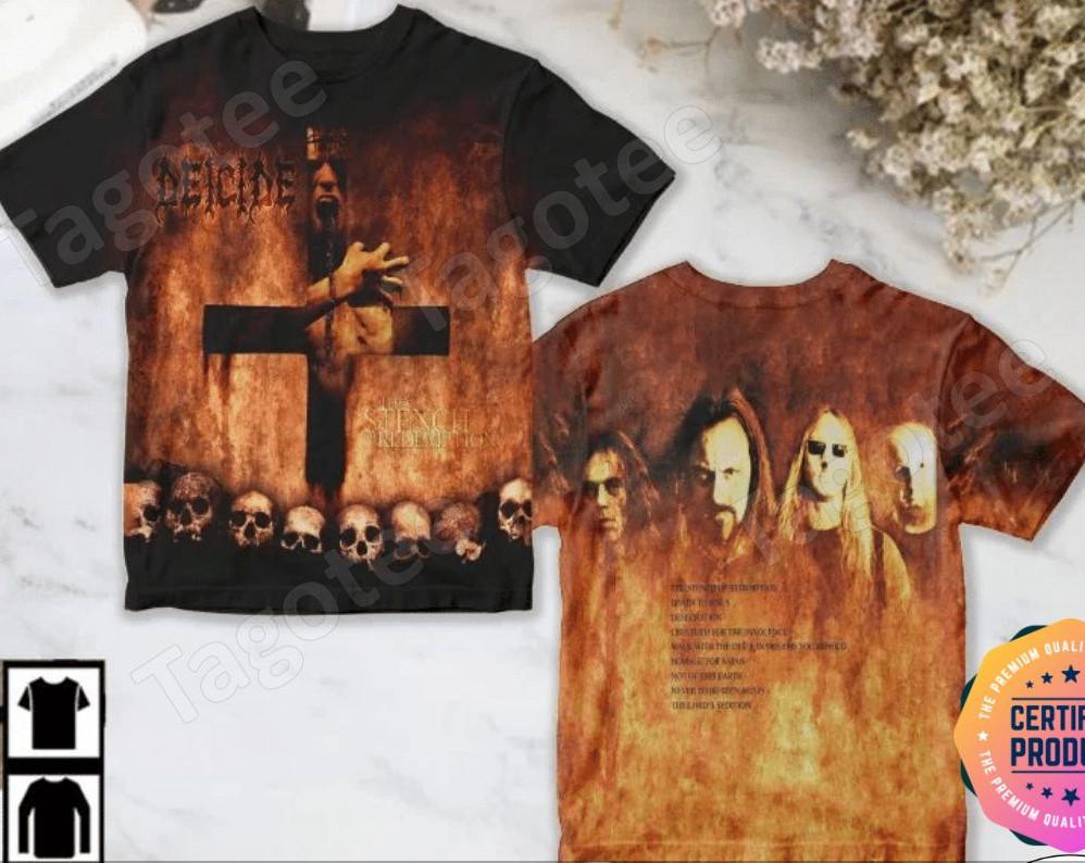 Deicide The Stench Of Redemption Album Cover 3D T-Shirt S
