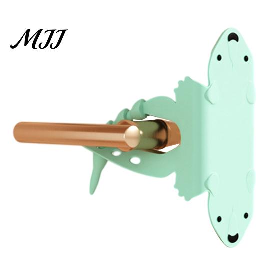 Soft Silicone Door Guard Silencer Lock Sleeve, 5-Position Adjustable Latch Cover Buffer, Anti Collision Stopper Cute Bear Cushion for Noise Reduction,