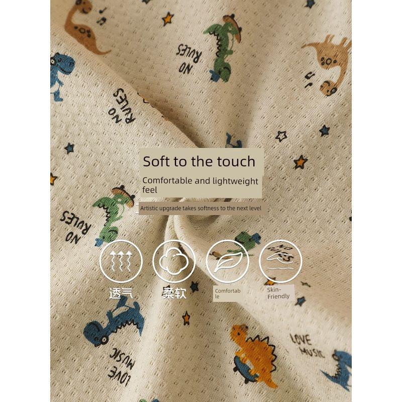 Newborn Baby Boy Vest Romper Summer Thin Pajamas Pure Cotton Breathable Onesie Infant Jumpsuit