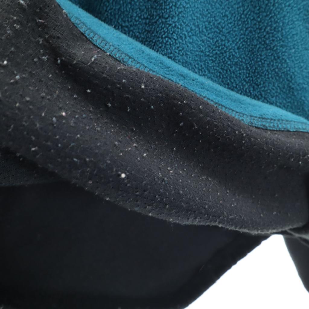 L.L.BEAN 80s Vintage Made In USA Half Zip Fleece Jacket M Blue Outdoors Men's Used