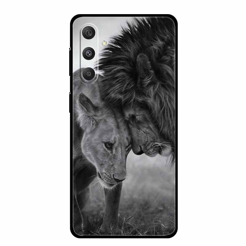 For Samsung Galaxy S24 Plus Ultra Phone Case Cover Silicone Soft Back Case for Samsung Galaxy S 24 5G Funda Dinosaur Lion Animal