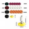 Polishing Restoration Headlight Scouring Pad DIY Kit Electric Drill Tool