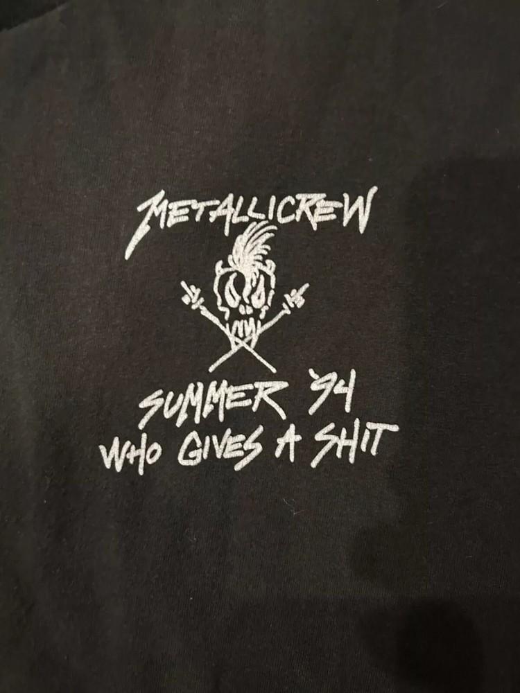 Metallica 1994 «Кому какое дело» Репринт Футболка унисекс в стиле летнего тура XL