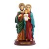 62KD Holy Family Statue Christian Resin Crafts Colorful Nativity Ornament Unique Religous Figurine for Catholic Collections