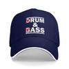 Drum and Bass Sun Baseball Cap  Summer Trendy Trucker Hat For UnisexTeens Outdoor Sport Baseball Caps