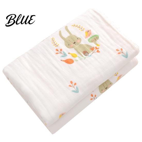 Baby Blanket Wrap Thin Swaddling Cotton Cartoon Body Dry Eye-catching Keep Newborn Printed Cloth