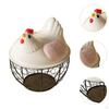Chicken Egg Basket Countertop Collecting Holder Fresh for Kitchen