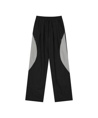 DOMINANT Silk Wave Double Pants_Black Gray