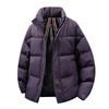 2025 high-quality stand-up neck cotton-padded clothes trend loose couple graphene double shoulder straps jacket warm and windproof
